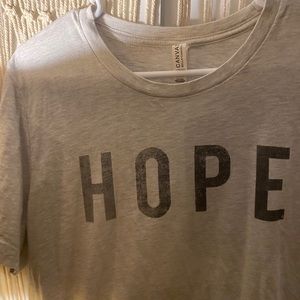 Bella + Canvas Hope Graphic Tee Etsy Size Large